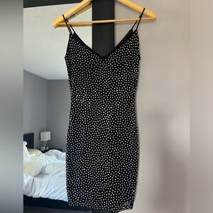 M Boutique black sparkly bodycon mini dress